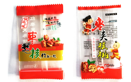 紅棗夾核桃仁獨立包裝袋的設計圖片大全